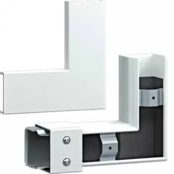HAGER FWKP6006059016 colț plat FWK-Plus 60x60 mm alb