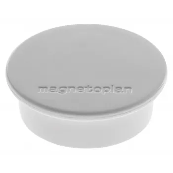 Magnet rotund Discofix Magnetoplan, gri, miez ferită masiv, forță de prindere 2,2 kg (1662001)