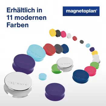 Magnet Ergo Medium MAGNETOPLAN HOLTZ 1664018 30mm roz, 10 bucăți
