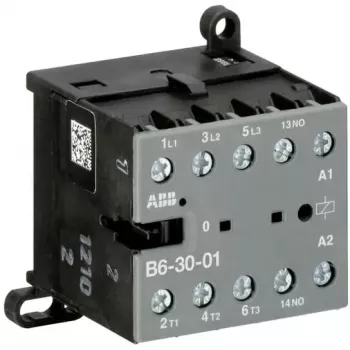 Mini contactor ABB B6-30-01 220-240V AC 3NO+1NC 6A GJL1211001R8010