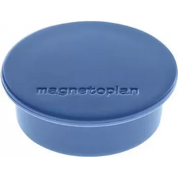 Magnet rotund Discofix MAGNETOPLAN HOLTZ albastru închis, ferită miez plin, forță de prindere 2,2 kg, 10 bucăți (1662014)