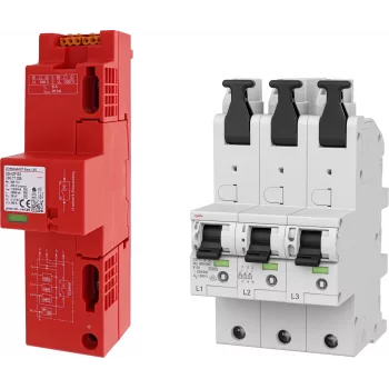 Set de descărcătoare de curent de trăsnet și supratensiune DEHN SET 3 DSH ZP B2 LSG TT + 1x DSHU 909657