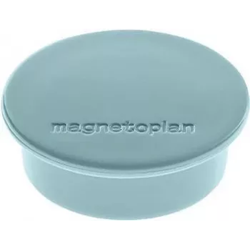 Magnet rotund MAGNETOPLAN HOLTZ Discofix, albastru, ferită cu miez plin, forță de atracție 2,2 kg, set de 10 (1662003)