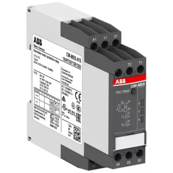 Releu de protecție a motorului ABB CM-MSS.41S 1SVR730712R1200, 24-240 V AC/DC, 2 contacte comutatoare