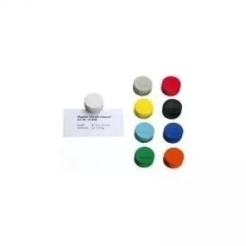 Magnet rotund MAGNETOPLAN HOLTZ Discofix Magnum, roșu, miez de ferită, forță de atracție 2,0 kg 1660006