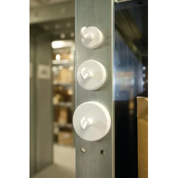 Cârlig universal de perete Magnetoplan 52625, de interior, alb (1 buc.)