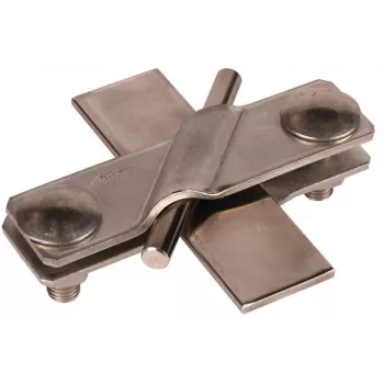 Clemă DEHN SV 308329, oțel inoxidabil, pentru Rd 7–10/10 mm