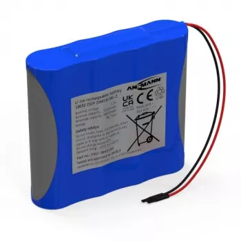 Ansmann acumulator Li-Ion 2S2P 7,2 V 5100 mAh 4x 18650 cu cablu și BMS