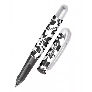 Roller ONLINE College Flowers, 0,7 mm, cerneală albastră 12657/3D