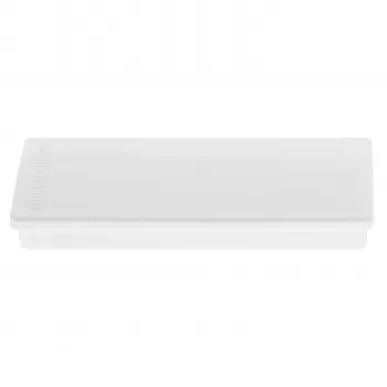 Magnetoplan 1665100 magnet dreptunghiular, ferită cu miez plin, forță de atracție aprox. 1,3 kg, alb