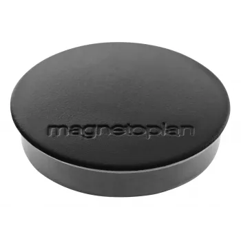 MAGNETOPLAN HOLTZ Discofix magnet rotund Standard negru, miez de ferită, forță de atracție 0,7 kg, 30 mm, set de 10 1664212
