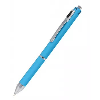 Pix cu bilă 4 culori ONLINE SCHREIBGERÄTE Multipen, albastru (cerneală roșie, albastră, neagră, gri), 1 bucată 32072/3D