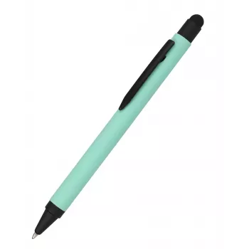 Pix cu bilă cu stylus ONLINE ALU, verde mentă, cerneală albastră 32119/3D