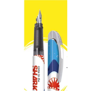 Stilou ONLINE College Shark peniță medie design rechin multicolor (12641/3D)