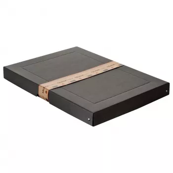Cutie de păstrare documente FALKEN PURE 500 file, neagră, 32,0 x 44,0 x 4,0 cm 22001680000F