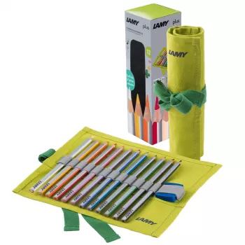 Set creioane colorate LAMY Plus cu ascuțitoare (12 culori) 1226068