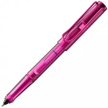 LAMY Balloon 2.0 Rollerball Pen Pink with Ergonomic Grip and Metal Clip 1235966