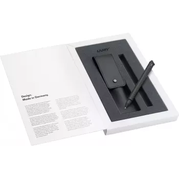 Set cadou roller LAMY swift negru mat cu toc din piele 1238758