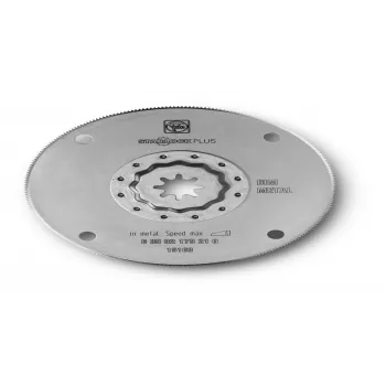 Lamă de ferăstrău segmentată FEIN 63502175210 HSS, StarlockPlus, 100 mm, pentru lemn, metal, plastic, cupru, chit de spaclu