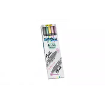 ONLINE USV 5 ONLINE® Calli.Brush Double pixuri cu perie, culori sortate (19079)