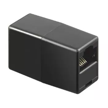Cuplaj GoodConnections Alcasa MOD8-GC RJ45 ecranat, Cat.6, mamă la mamă, negru