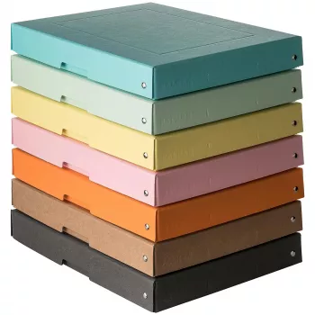 Cutie de depozitare FALKEN PURE 500 coli pastel asortate 24 x 32 x 4 cm, 5 bucăți 22001952000F
