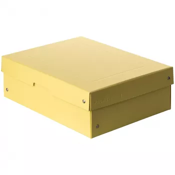 Cutie de depozitare documente FALKEN PURE 1250 coli galben pastel 24,0 x 32,0 x 10,0 cm, 1 bucată 22001936000F