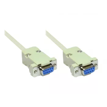 Cablu serial Good Connections 4609-FF2 9 pini mamă la mamă 1:1, 1,8 m