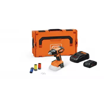 Mașină de înșurubat cu impact fără fir FEIN ASCD 18-300 W2 AS 18 V 5,0 Ah Li-Ion cu acumulator, încărcător și valiză 71151062000