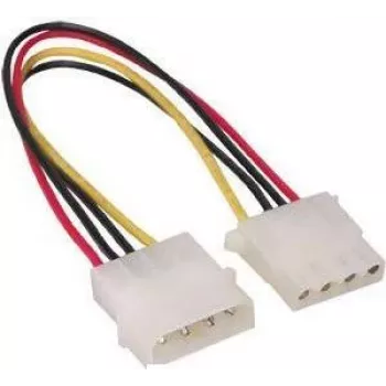 Cablu prelungitor de alimentare GoodConnections 5,25 inch 4 pini Molex, intern, 20 cm (5021-4VL)