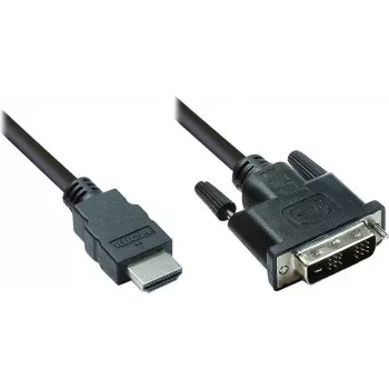 Cablu Good Connections HDMI la DVI-D Single Link 2 m negru 4510-DD2