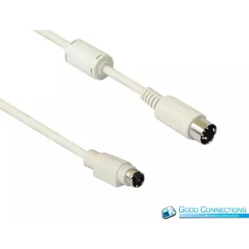 Cablu adaptor pentru tastatură Good Connections 4251-STS Mini DIN 6 pini tată la DIN 5 pini tată