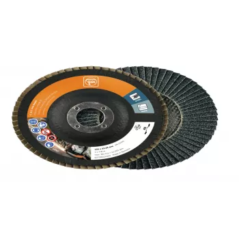 Disc de șlefuit cu lamele FEIN 63730022010 125 mm P40 corindon zirconiu, pachet de 10