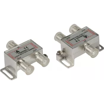 Distribuitor SAT GoodConnections cu conectori F, 2 căi, 5-2250 MHz