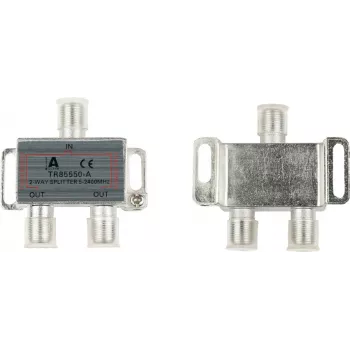 Distribuitor SAT GoodConnections cu conectori F, 2 căi, 5-2250 MHz
