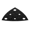 Foaie de șlefuit delta FEIN cu velcro, perforată, granulație 120, dimensiune colț 80 mm, pachet de 50 (63717112017)