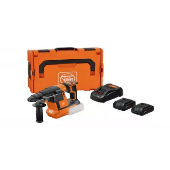 Ciocan rotopercutor cu acumulator Fein ABH 18-26 AS 18V 5,0Ah Li-Ion cu 2 acumulatori, încărcător și valiză 71400362000