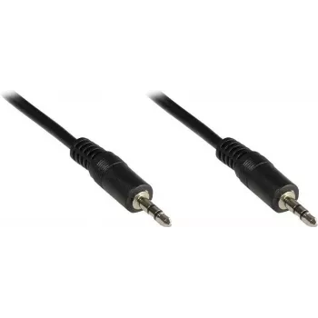 Cablu jack stereo 3,5 mm GoodConnections 2,5 m tată la tată negru 1970-02