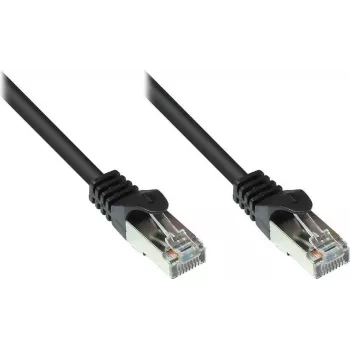 Cablu patch Cat5e SF/UTP Alcasa 855S-015, RJ45, 1,5 m, negru