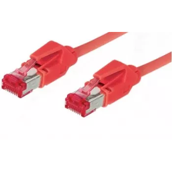 Cablu patch fără halogen Cat. 6 S/FTP PiMF GoodConnections, Hirose RJ45, roșu, 3 m 8066-103R