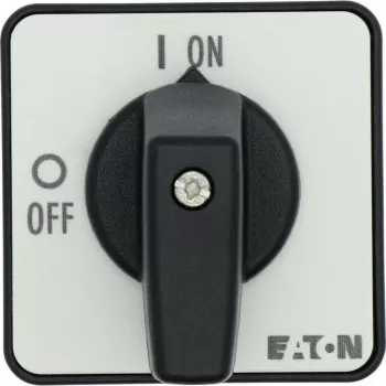 Comutator cu came Eaton T0-2-1/E 20 A 2 poli 90° gri/negru 024639