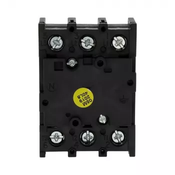 Comutator basculant Eaton P1-25/E 3 poli, negru/alb 038724