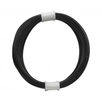 Donau Elektronik 110-1 Stranded Wire 1 x 0.04 mm² Black 10 m