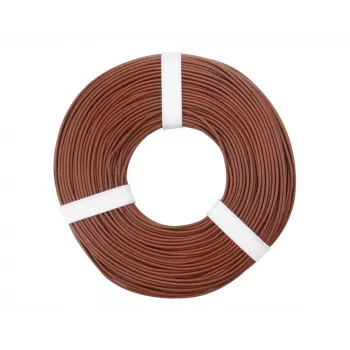 Fir de legătură lițat Donau Elektronik 125-058 1 x 0,25 mm² maro 50 m