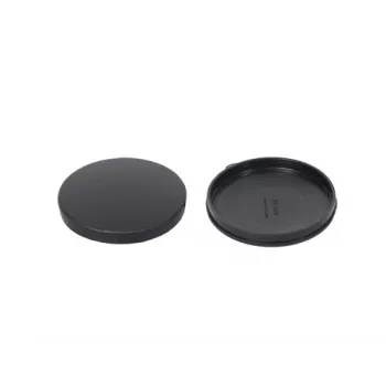 Capac obiectiv frontal Alcasa 9870-65 65 mm cu prindere centrală și clipsare negru GoodConnections
