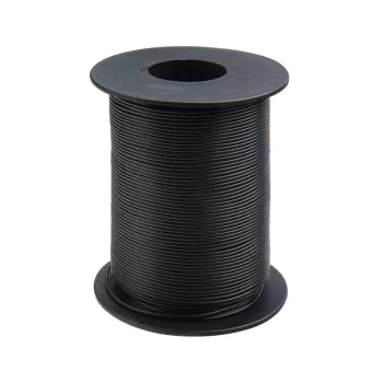 Cablu de legătură Donau Elektronik 105-1-100 1 x 0,20 mm² negru 100 m