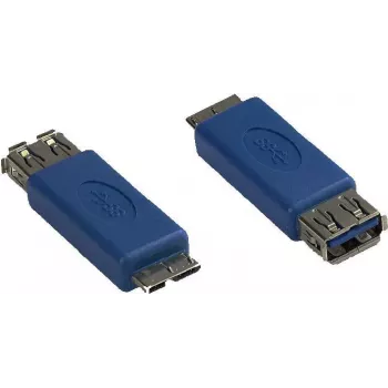 Cablu adaptor GoodConnections Alcasa USB-AD36 USB Micro-B la USB-A, albastru