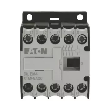 Contactator Eaton DILEM4-G (24 V DC), IP20, 45 x 52 x 58 mm, negru/alb 012701