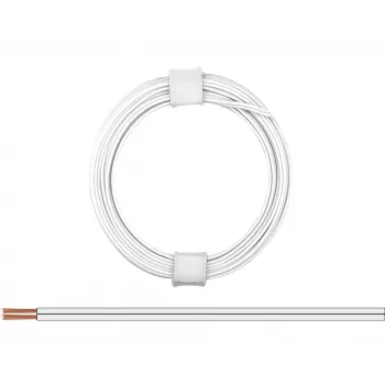 Cablu multifilar Donau Elektronik 114-55 2 x 0,08 mm² alb 5 m