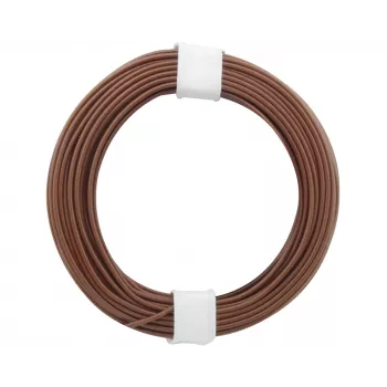 Donau Elektronik 118-8 Stranded Wire 1 x 0.14 mm² Brown 10 m